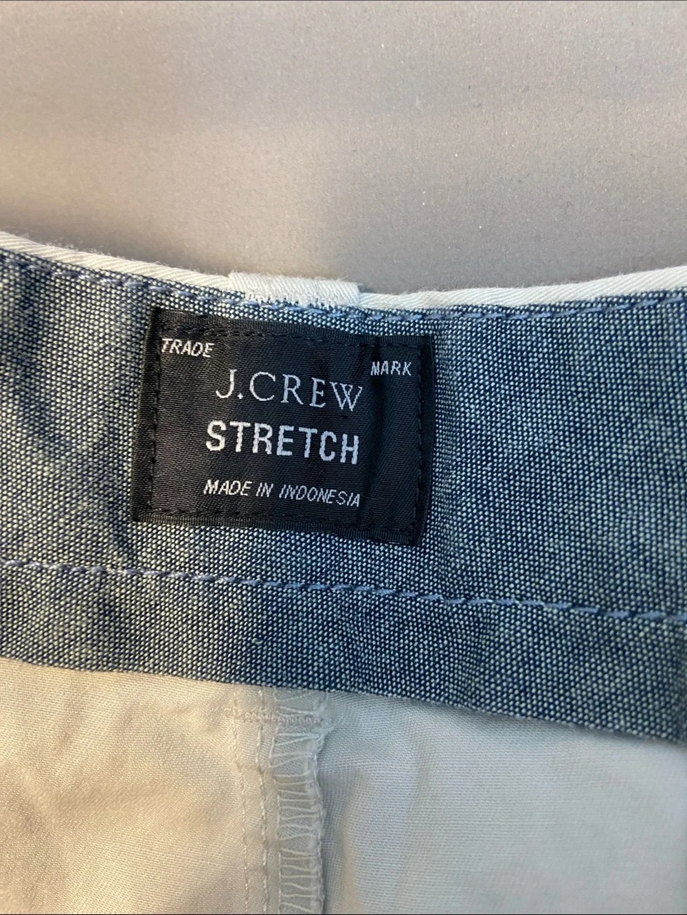 J. Crew White Flat Front Cotton Chino Shorts